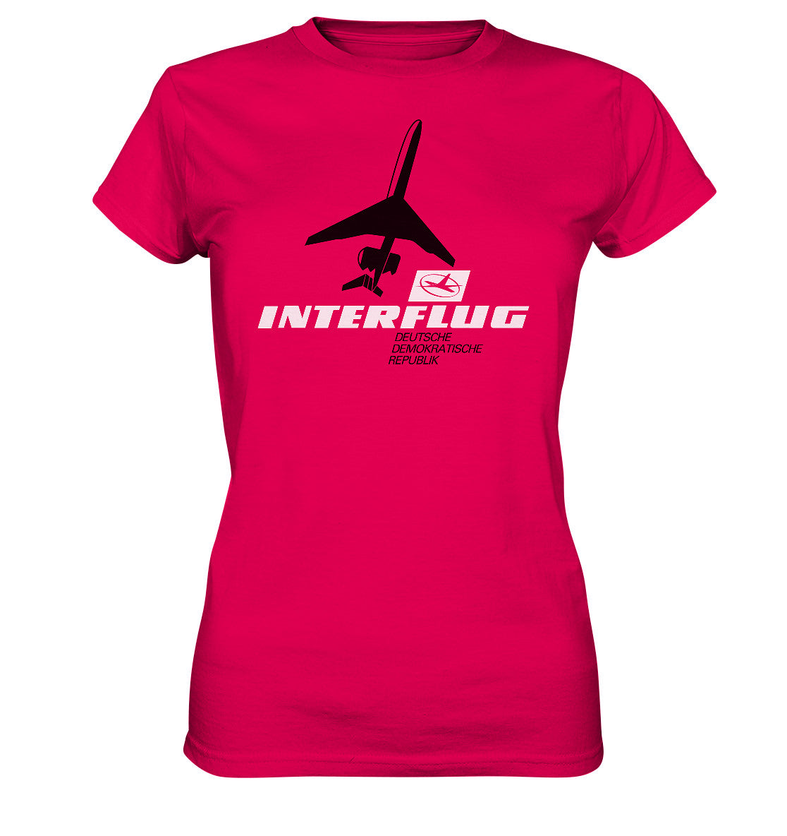 DDR Ostalgie Shirt Mädels • IF - INTERFLUG DDR - ORIGINAL WERBUNG 1981