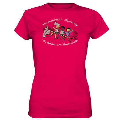 DDR Ostalgie Shirt Mädels • INTERNATIONALER KINDERTAG, FÜR FRIEDEN UND FREUNDSCHAFT - ORIGINAL ILLUSTRATION
