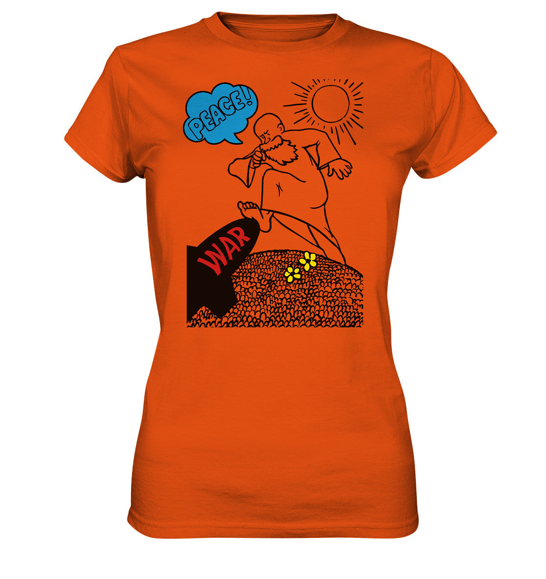 DDR Ostalgie Shirt Mädels • PEACE & WAR (ORIGINAL DDR-PLAKAT)