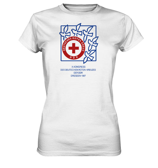 DDR Ostalgie Shirt Mädels • 10. KONGRESS DES DRK DRESDEN 1987