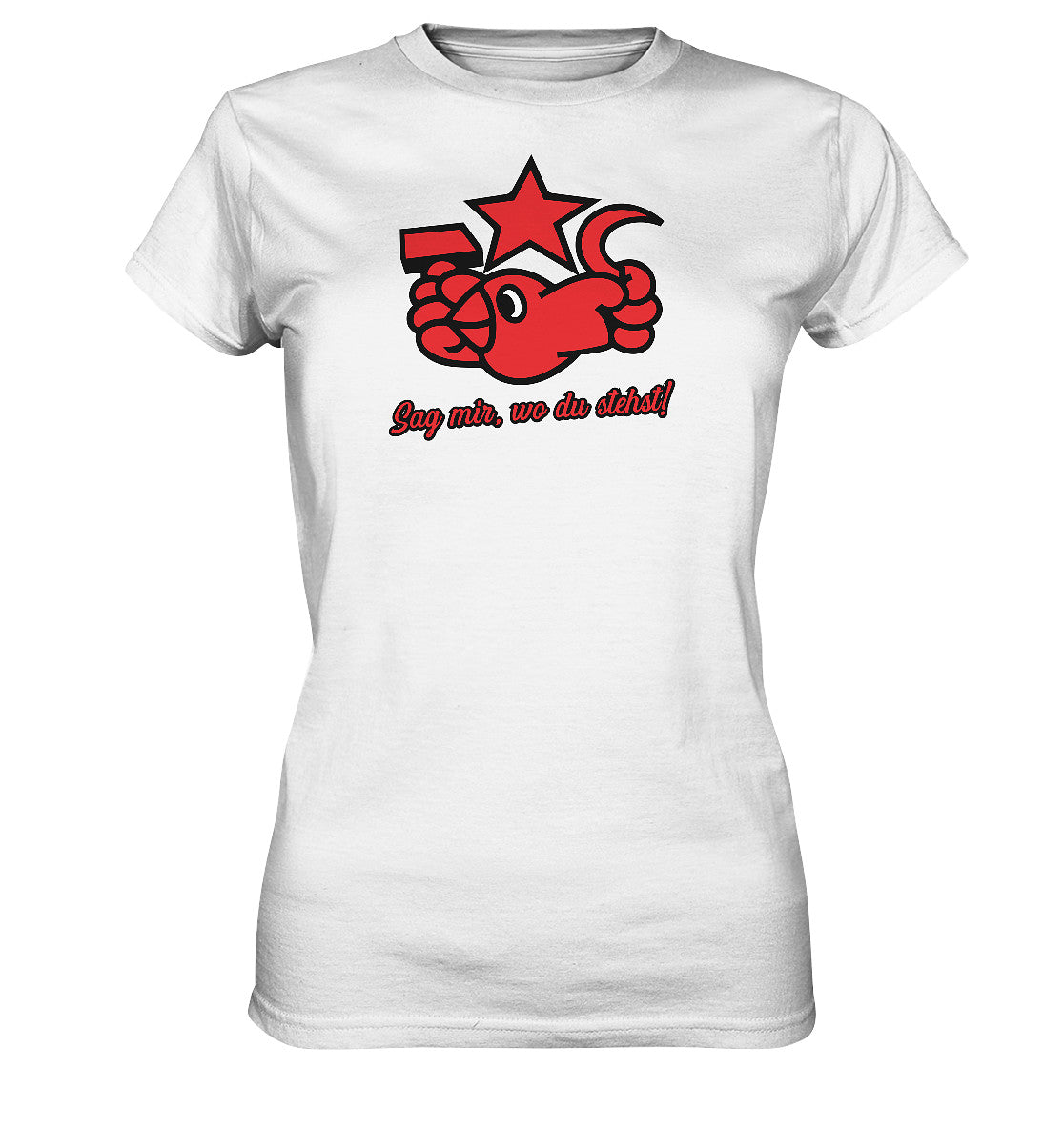 DDR Ostalgie Shirt Mädels • OKTOBERKLUB - SAG MIR, WO DU STEHST!