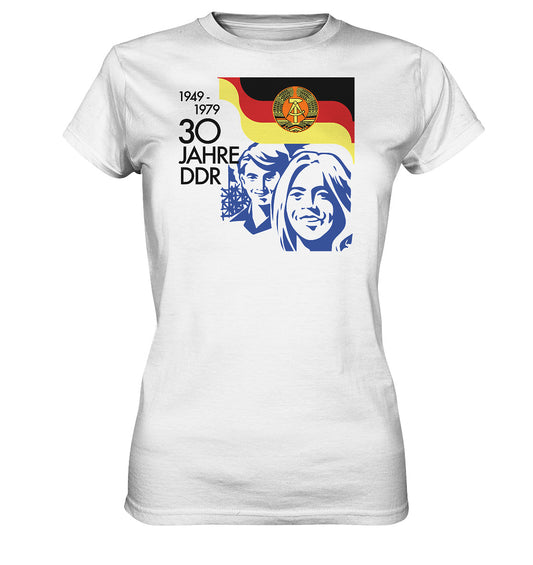 DDR Ostalgie Shirt Mädels • 30 JAHRE DDR - BRIEFMARKE