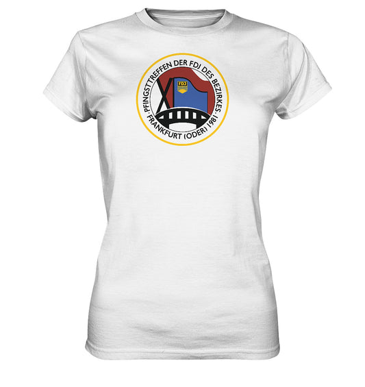 DDR Ostalgie Shirt Mädels •  FDJ PFINGSTTREFFEN FRANKFURT ODER - 1981