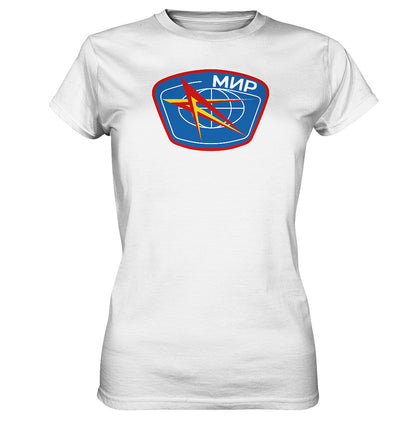 PREMIUM SHIRT MÄDELS • MIR - KOSMONAUTEN-BADGE