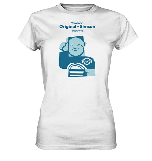 DDR Ostalgie Shirt Mädels • WERKSTATT-WERBUNG SIMSON-ERSATZTEILE