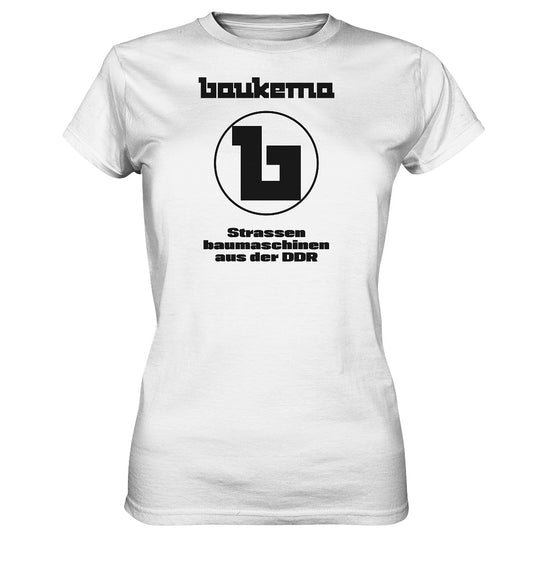 DDR Ostalgie Shirt Mädels • BAUKEMA STRASSENBAUMASCHINEN - hell