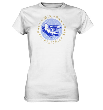 DDR Ostalgie Shirt Mädels • PEACE, MIR, PAX, PAIX, FRIEDEN - DDR-ERSTTAGSBRIEF
