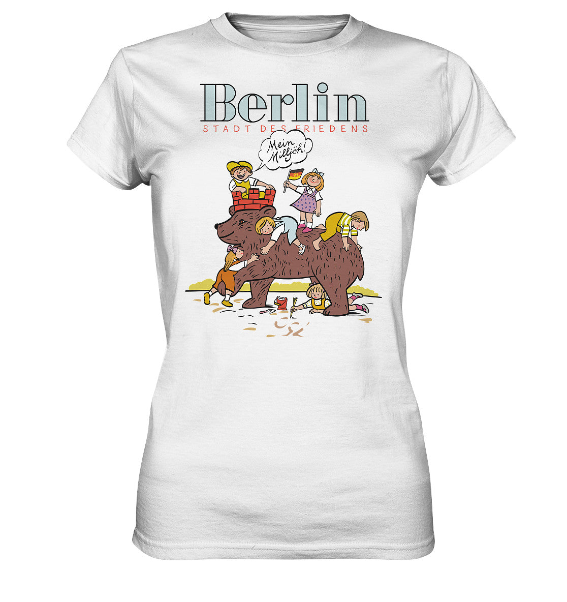 DDR Ostalgie Shirt Mädels • BERLIN - STADT DES FRIEDENS