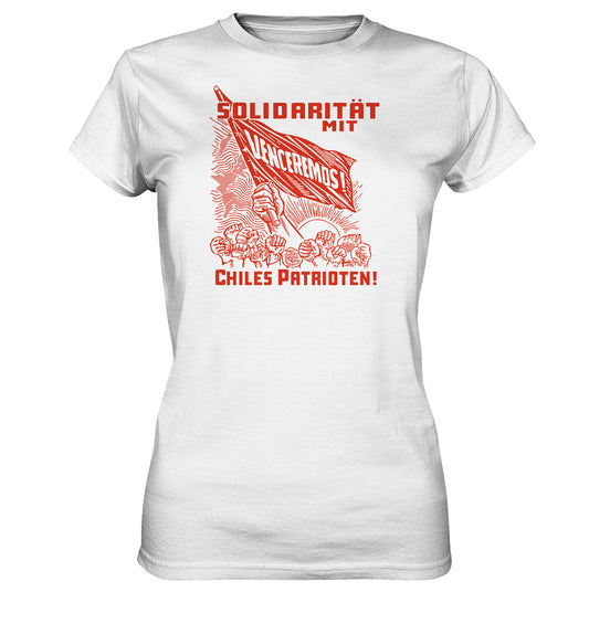 DDR Ostalgie Shirt Mädels • VENCEREMOS SOLIDARITÄT MIT CHILES PATRIOTEN