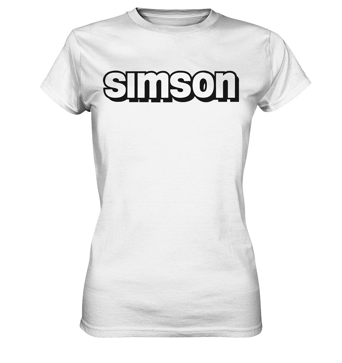 DDR Ostalgie Shirt Mädels • SIMSON - SCHRIFTZUG
