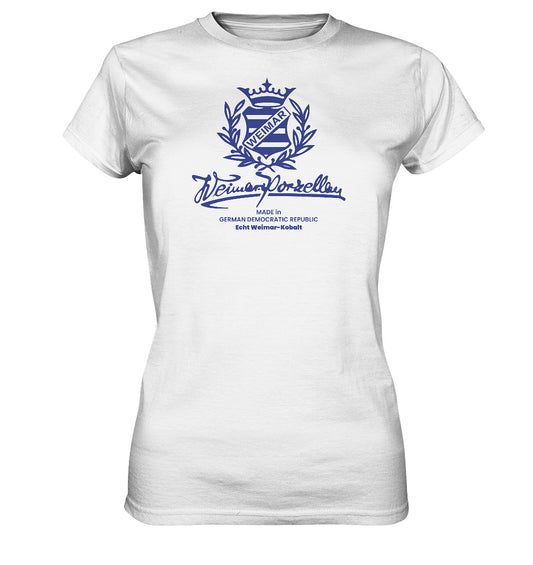 DDR Ostalgie Shirt Mädels • WEIMAR-PORZELLAN BLANKENHAIN