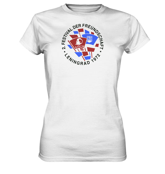 DDR Ostalgie Shirt Mädels • 2. FESTIVAL DER FREUNDSCHAFT - LENINGRAD