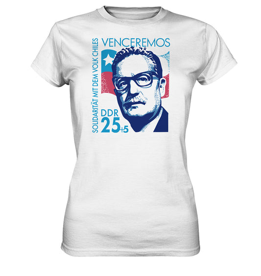 DDR Ostalgie Shirt Mädels • SOLIDARITÄT MIT CHILE - BRIEFMARKE