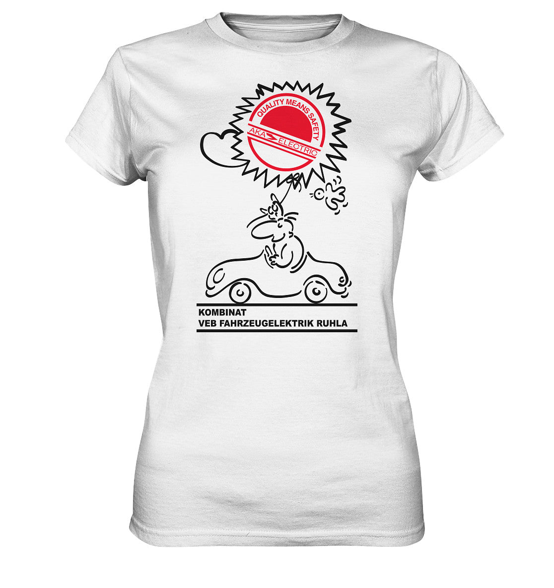 DDR Ostalgie Shirt Mädels • AKA ELEKTRIK - VEB FAHRZEUGELEKTRIK RUHLA