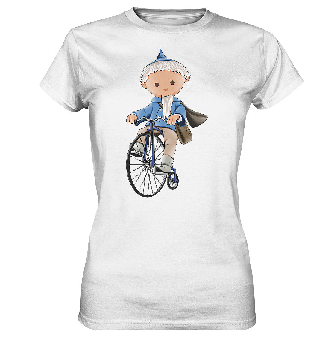DDR Ostalgie Shirt Mädels • UNSER SANDMÄNNCHEN - AUF DEM HOCHRAD - BLAU (PU-97, 1969)