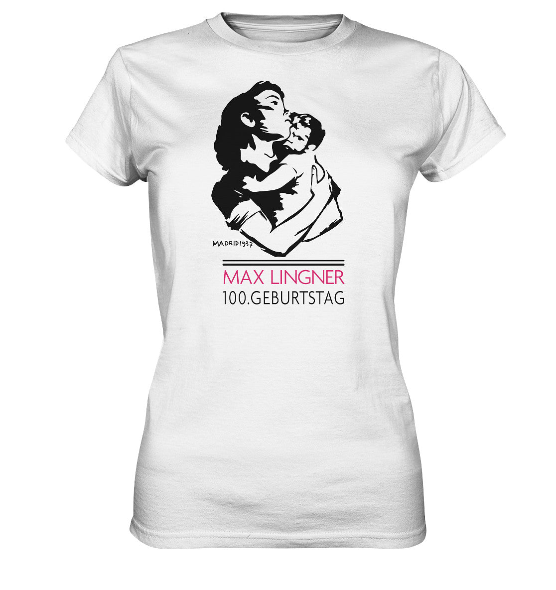 DDR Ostalgie Shirt Mädels • 100. GEBURTSTAG MAX LINGNER