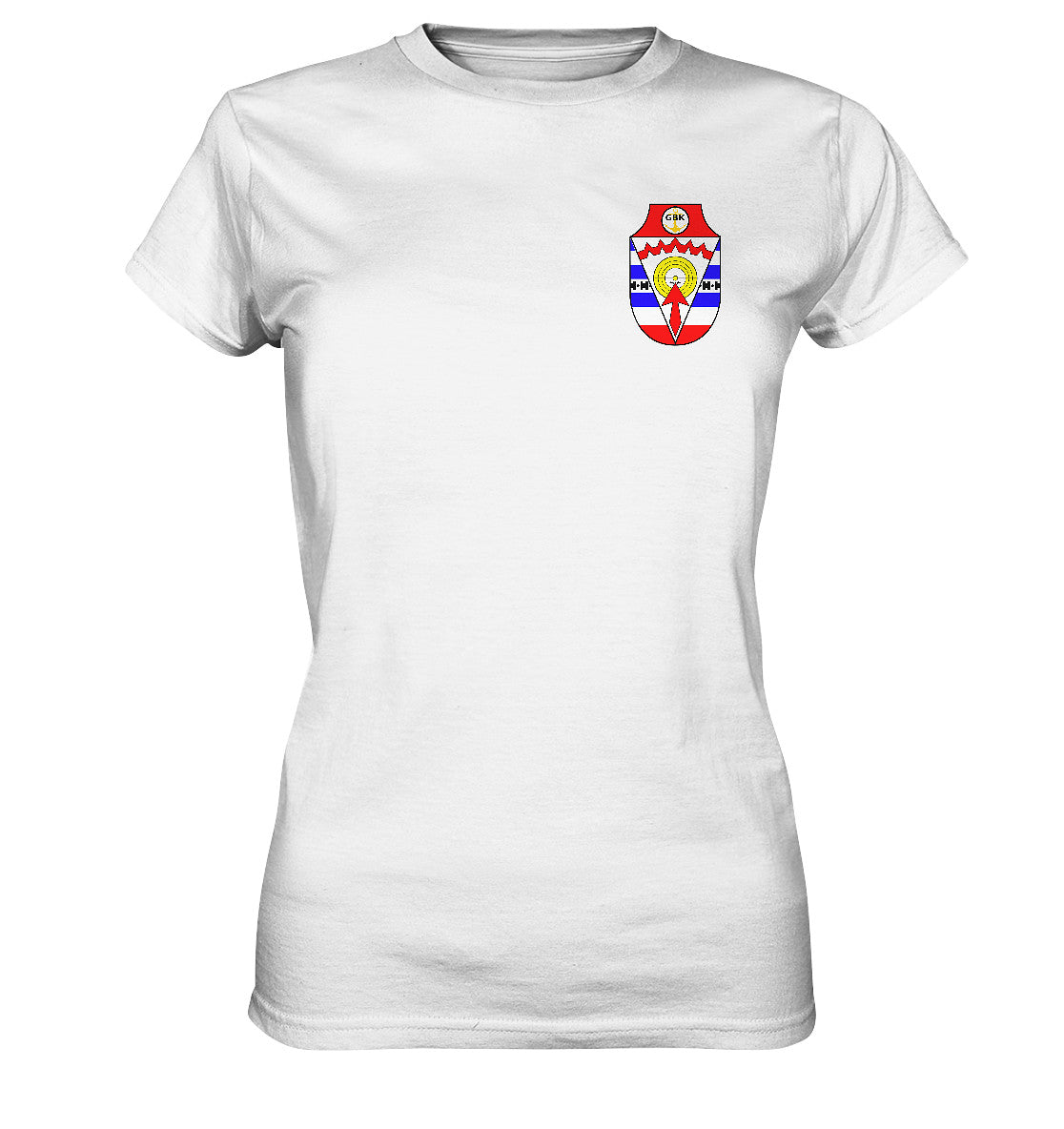 DDR Ostalgie Shirt Mädels • DDR GRENZBRIGADE KÜSTE BRUST BADGE