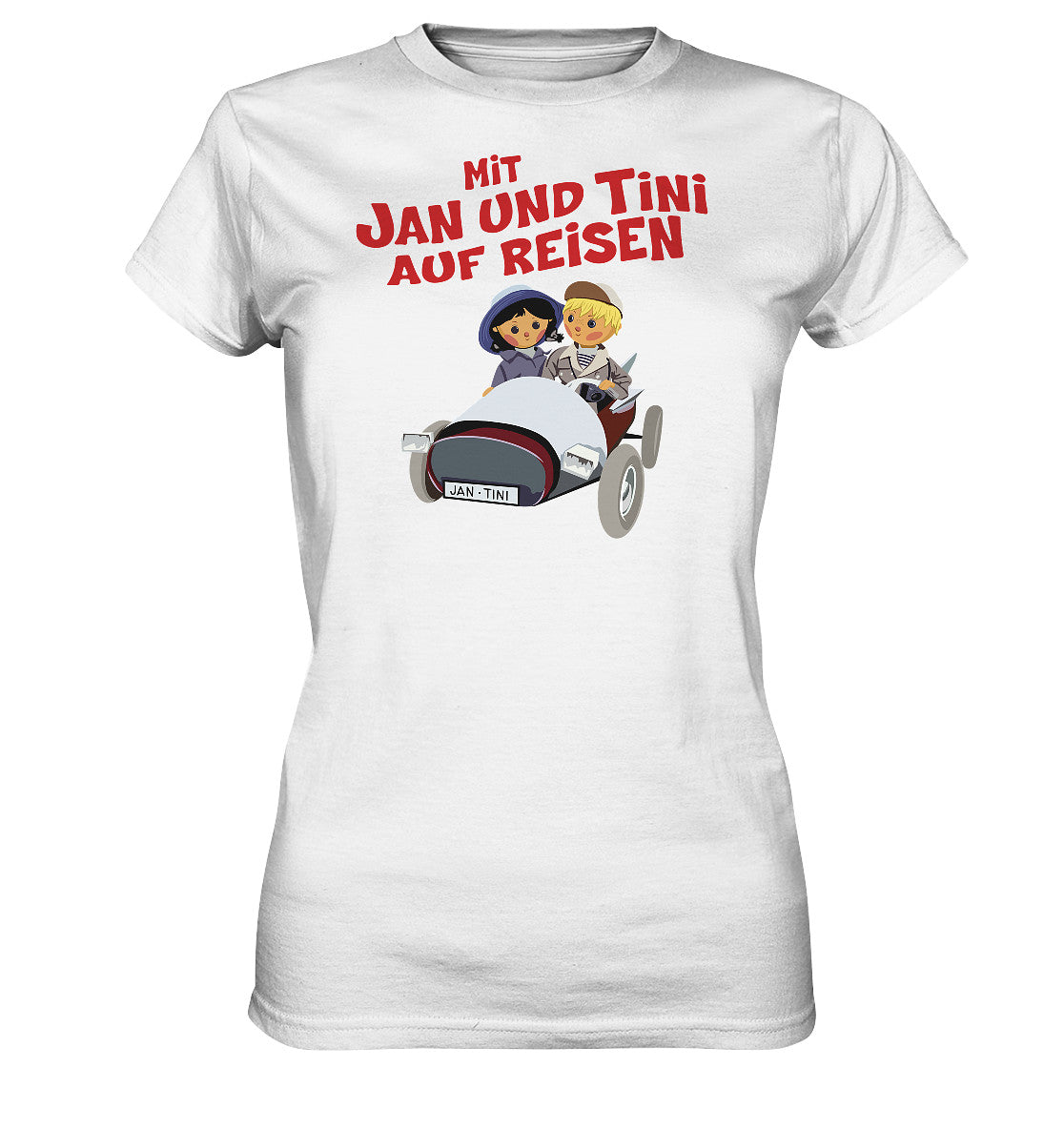 DDR Ostalgie Shirt Mädels • MIT JAN UND TINI AUF REISEN