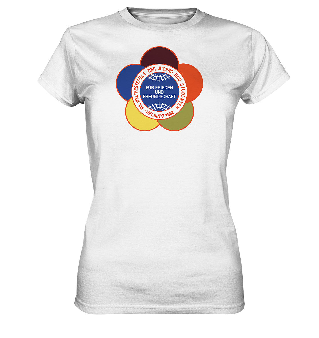 DDR Ostalgie Shirt Mädels • WELTFESTSPIELE DER JUGEND - HELSINKI 1962