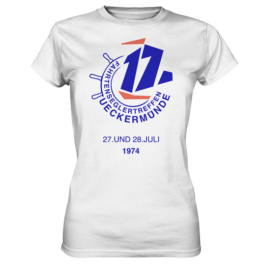 DDR Ostalgie Shirt Mädels • FAHRTENSEGLERTREFFEN UCKERMÜNDE 1974 - hell