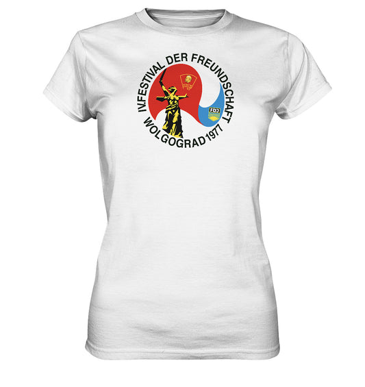 DDR Ostalgie Shirt Mädels • FESTIVAL DER FREUNDSCHAFT - WOLGOGRAD 1977