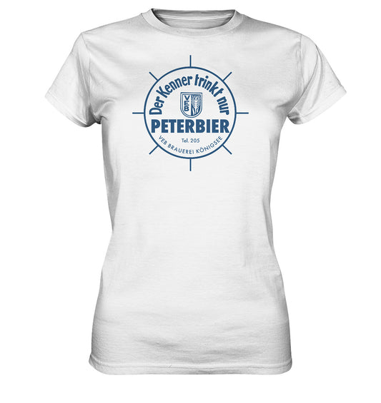DDR Ostalgie Shirt Mädels • PETERBIER - VEB BRAUEREI KÖNIGSEE