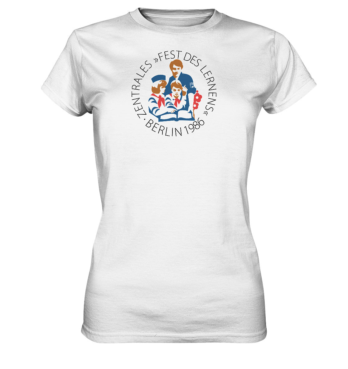 DDR Ostalgie Shirt Mädels • FEST DES LERNENS, BERLIN 1986