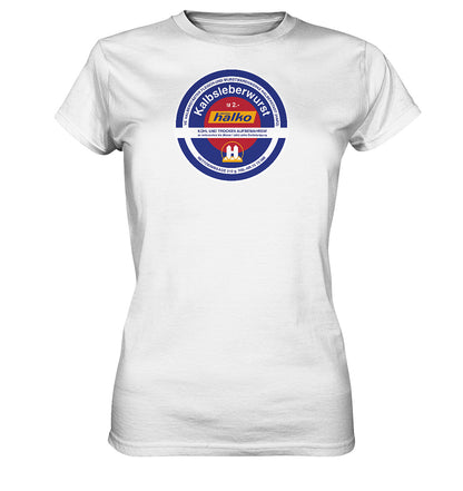 DDR Ostalgie Shirt Mädels • HALBERSTÄDTER WURSTWAREN - KALBSLEBERWURST