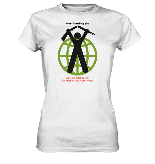 DDR Ostalgie Shirt Mädels • FRIEDEN UND ABRÜSTUNG