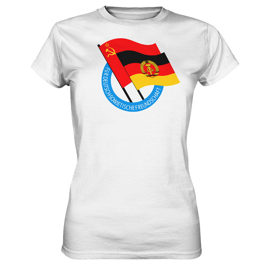 DDR Ostalgie Shirt Mädels • DEUTSCH SOWJETISCHE FREUNDSCHAFT