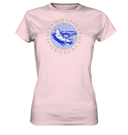DDR Ostalgie Shirt Mädels • PEACE, MIR, PAX, PAIX, FRIEDEN - DDR-ERSTTAGSBRIEF