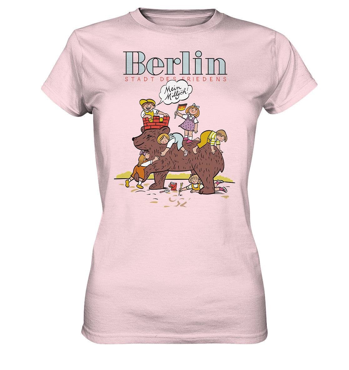 DDR Ostalgie Shirt Mädels • BERLIN - STADT DES FRIEDENS