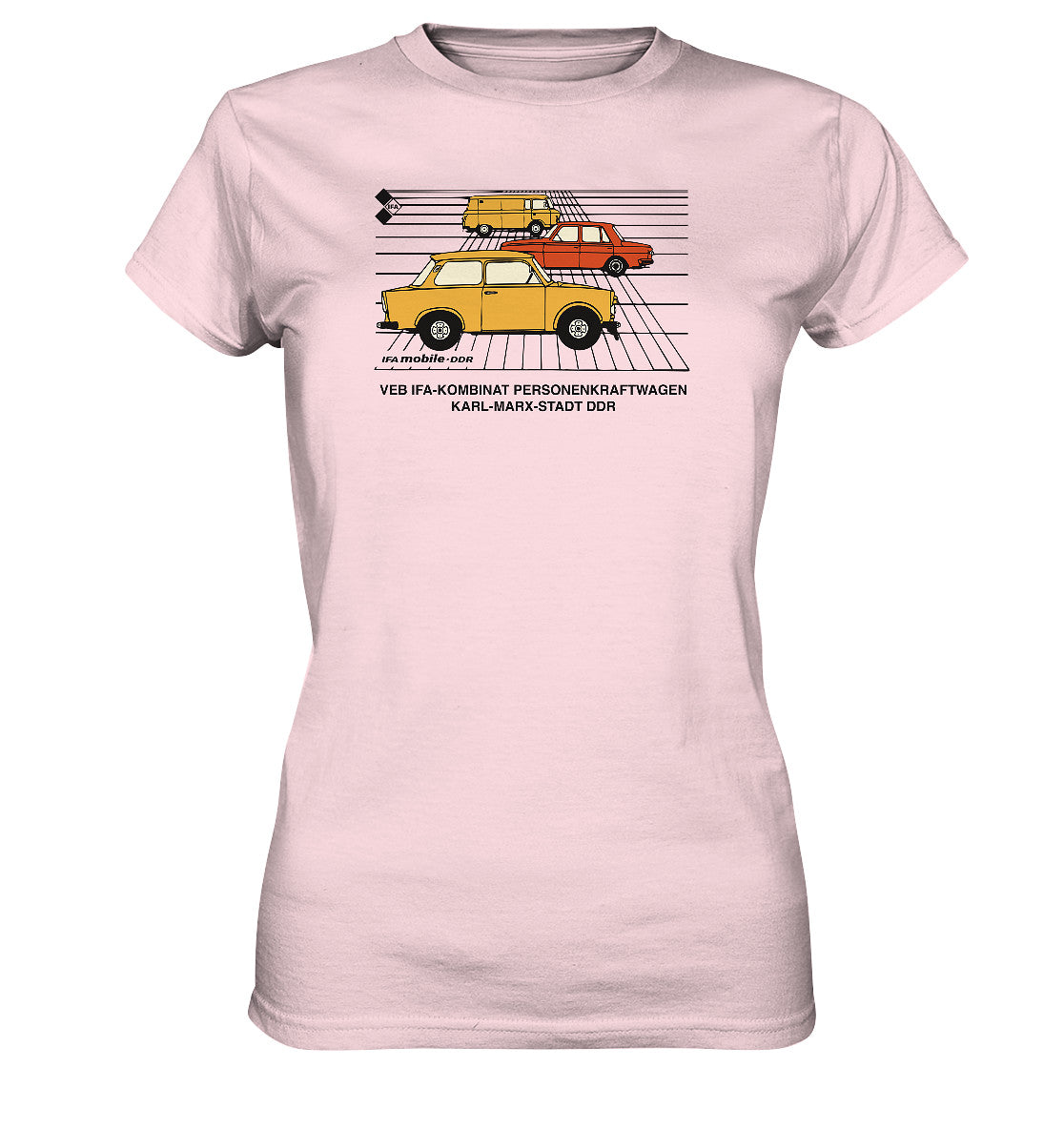 DDR Ostalgie Shirt Mädels • IFA MOBILE DDR - ORIGINALWERBUNG