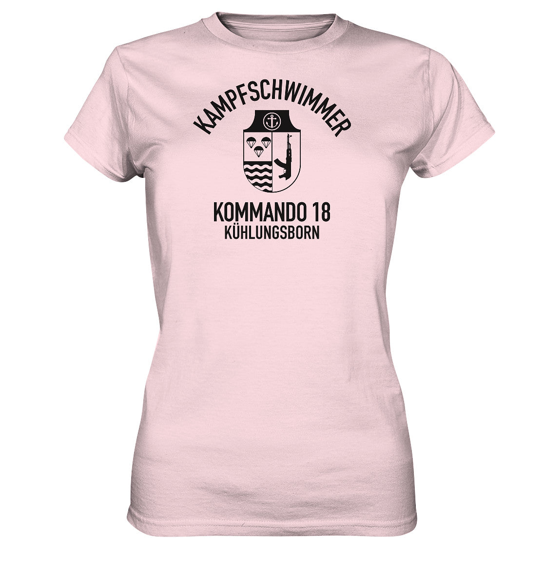 DDR Ostalgie Shirt Mädels •  DDR KAMPFSCHWIMMER KÜHLUNGSBORN - hell