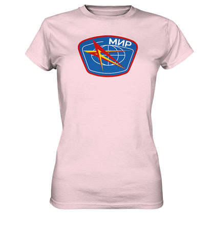 PREMIUM SHIRT MÄDELS • MIR - KOSMONAUTEN-BADGE