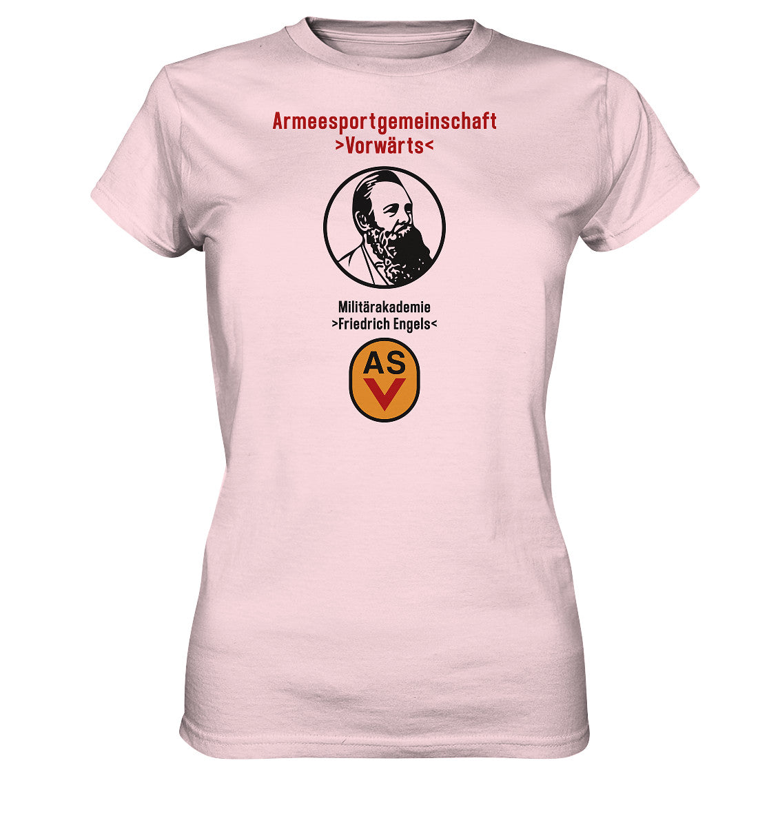 DDR Ostalgie Shirt Mädels • ASV MILITÄRAKADEMIE FRIEDRICH ENGELS