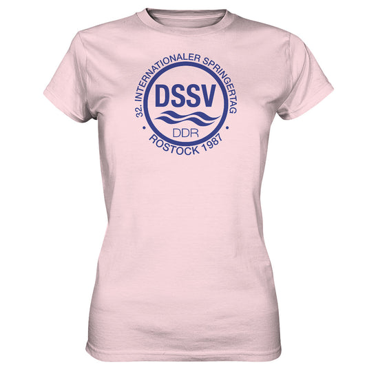 DDR Ostalgie Shirt Mädels • INTERNATIONALER SPRINGERTAG - ROSTOCK 1987 - hell