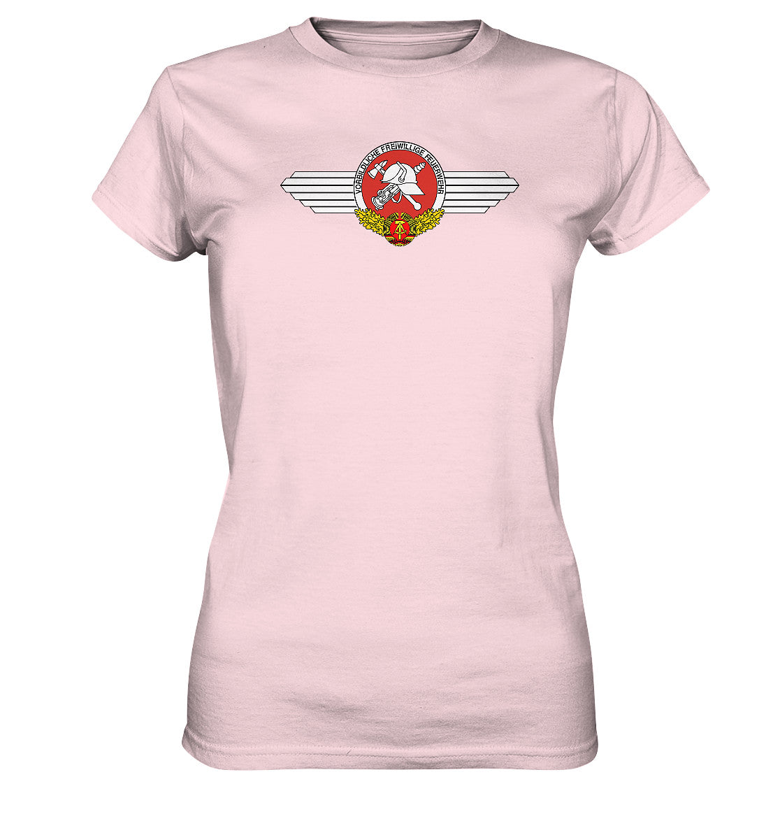 DDR Ostalgie Shirt Mädels • VORBILDLICHE FREIWILLIGE FEUERWEHR DER DDR
