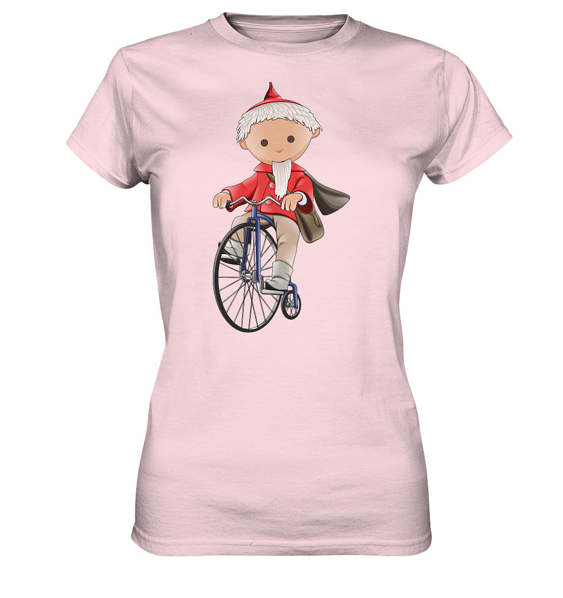 DDR Ostalgie Shirt Mädels • UNSER SANDMÄNNCHEN - AUF DEM HOCHRAD - ROT (PU-97, 1969)