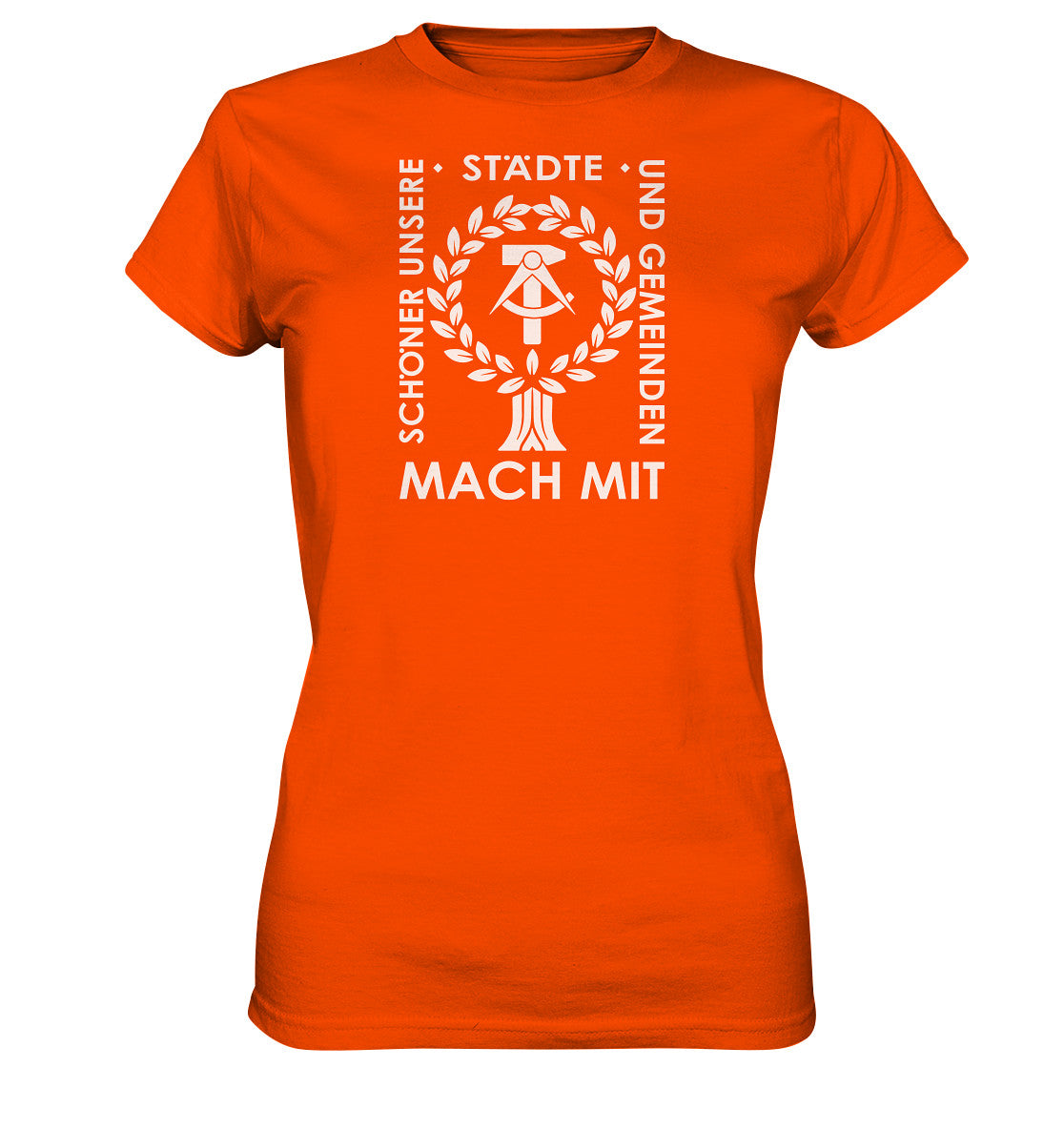 DDR Ostalgie Shirt Mädels • SCHÖNER UNSERE STÄDTE - dunkel
