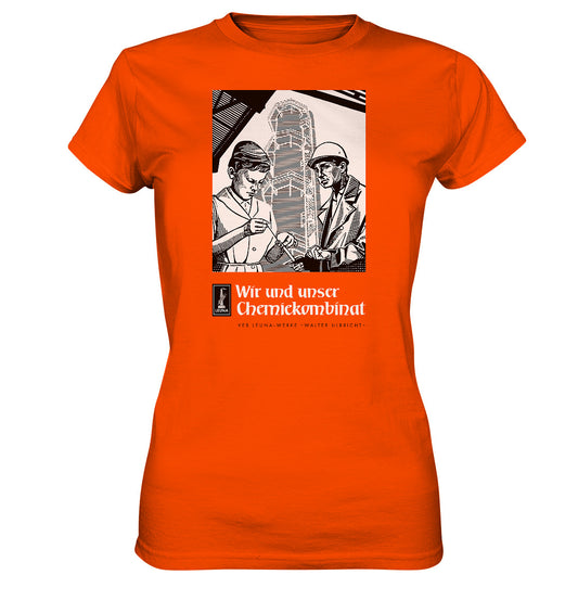 DDR Ostalgie Shirt Mädels • LEUNA WERKE WALTER ULBRICHT