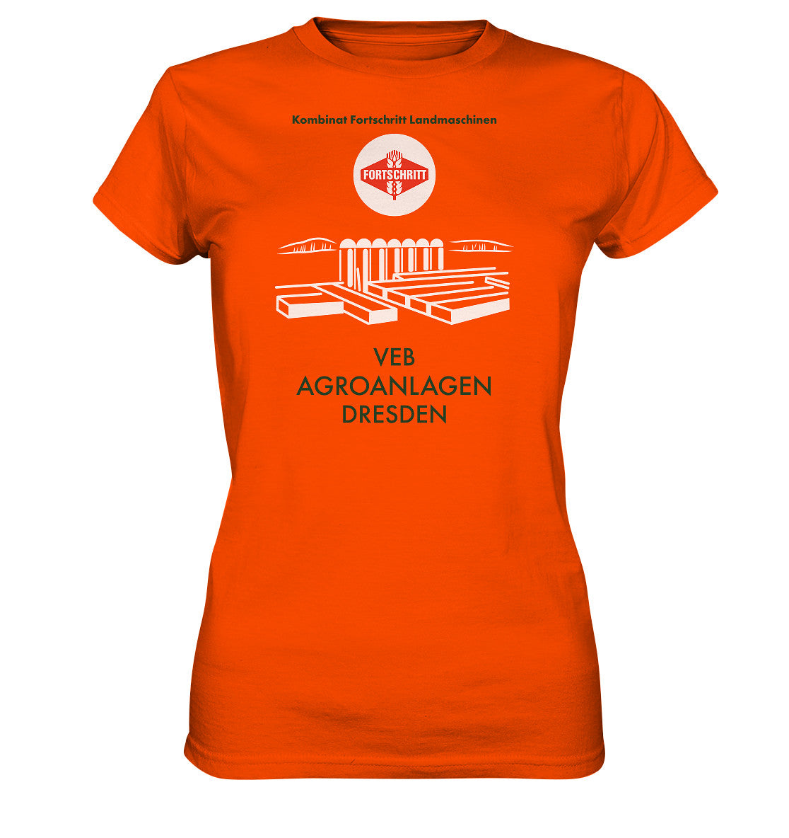 DDR Ostalgie Shirt Mädels • VEB AGROANLAGEN DRESDEN