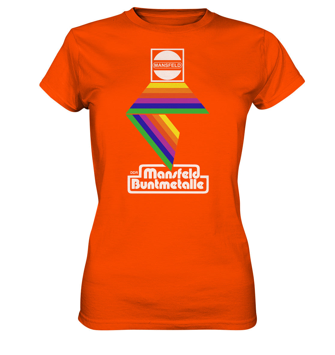 DDR Ostalgie Shirt Mädels • DDR MANSFELD BUNTMETALLE