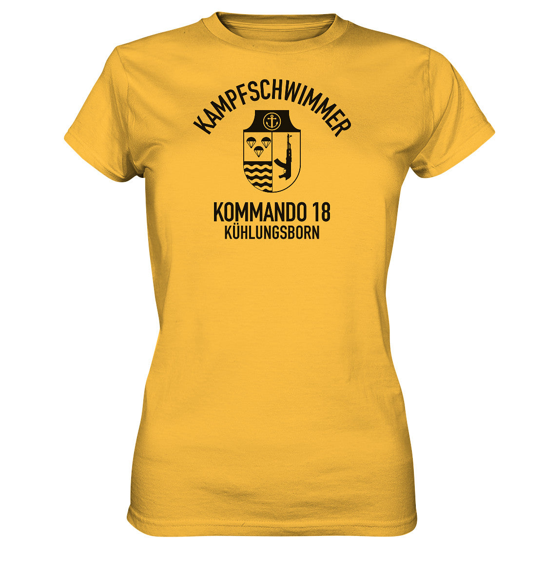 DDR Ostalgie Shirt Mädels •  DDR KAMPFSCHWIMMER KÜHLUNGSBORN - hell