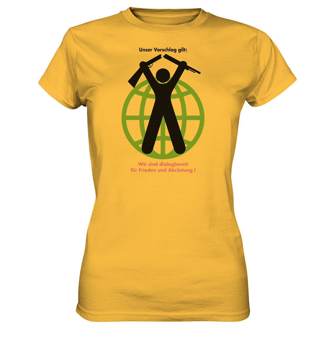 DDR Ostalgie Shirt Mädels • FRIEDEN UND ABRÜSTUNG