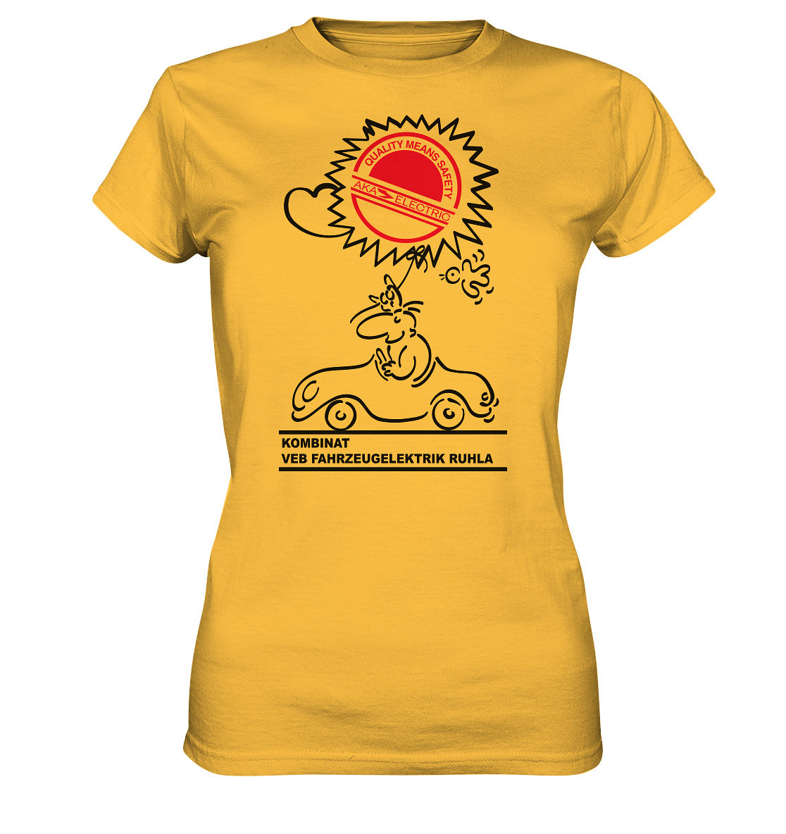 DDR Ostalgie Shirt Mädels • AKA ELEKTRIK - VEB FAHRZEUGELEKTRIK RUHLA