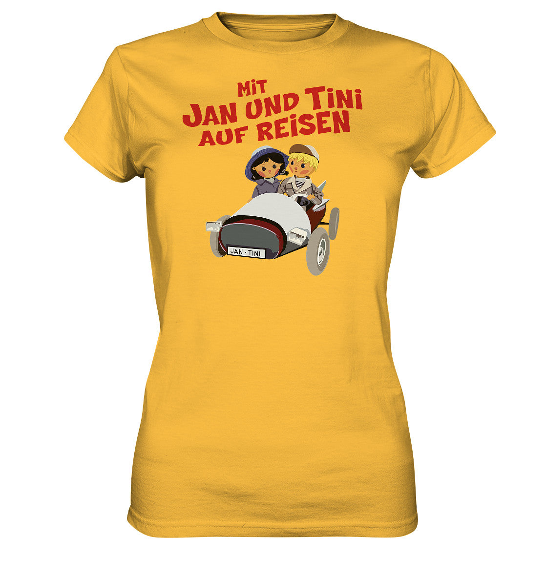 DDR Ostalgie Shirt Mädels • MIT JAN UND TINI AUF REISEN
