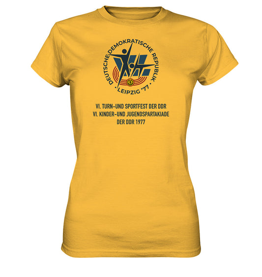 DDR Ostalgie Shirt Mädels • 6. TURN- & SPORTFEST DER DDR - LEIPZIG 1977