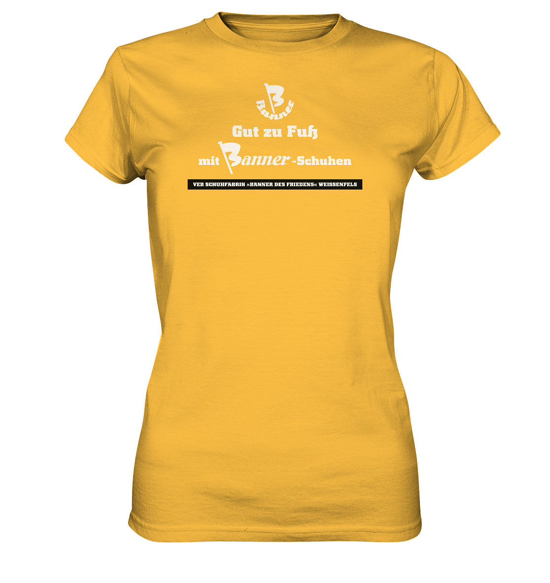 DDR Ostalgie Shirt Mädels • BANNER-SCHUHE - GUT ZU FUSS