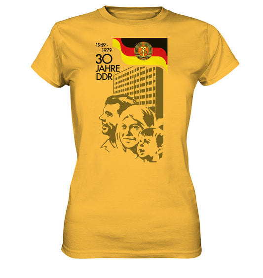 DDR Ostalgie Shirt Mädels • 30 JAHRE DDR - BRIEFMARKE